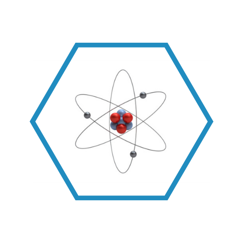 lithium atomic structure in hexagon