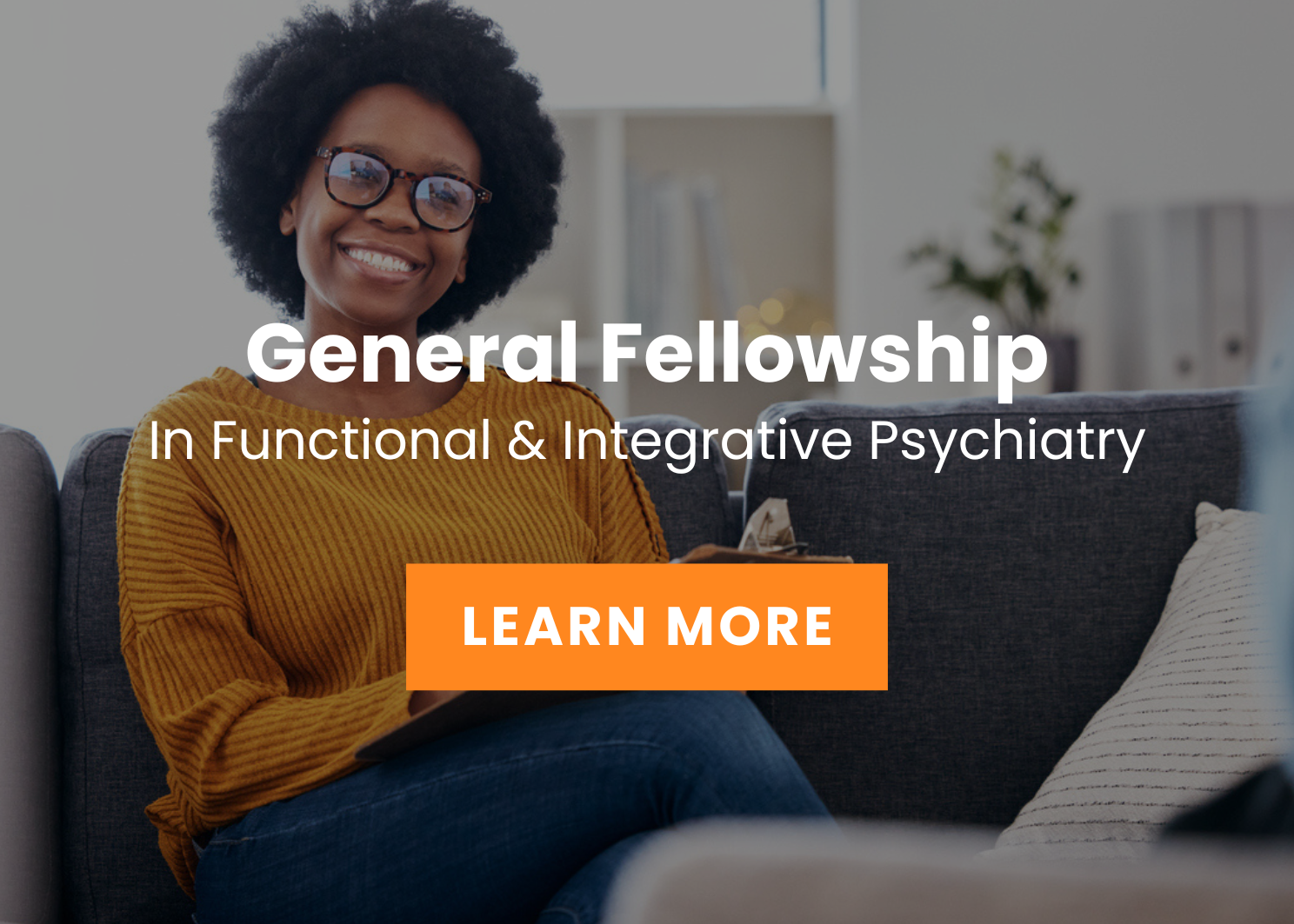provider smiling with patient with General Fellowship in Functional & Integrative Psychiatry title